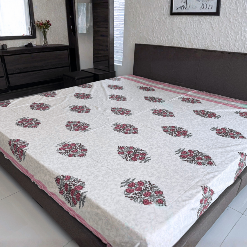 Bedsheet (1 bedsheet + 2 pillow cases) KING Size 002